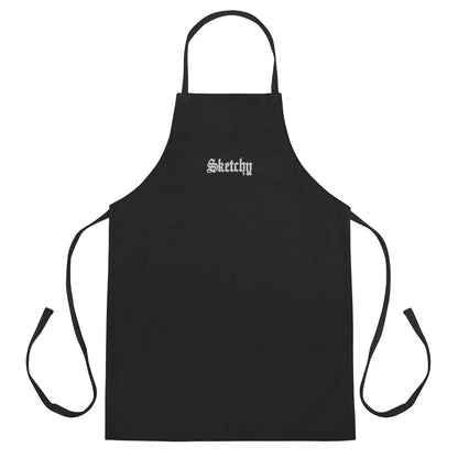 Sketchy Embroidered Apron